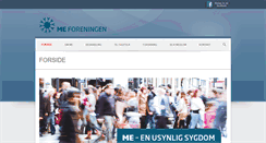 Desktop Screenshot of me-foreningen.dk