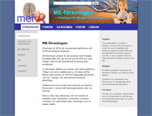 Tablet Screenshot of me-foreningen.se